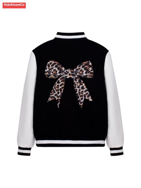 Other - Girls Varsity Bomber Jacket Snap Closure with Pockets